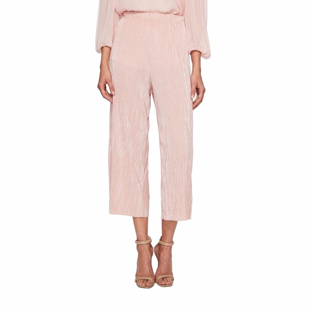 1.State Pink Wide Leg Culottes Size L NWT